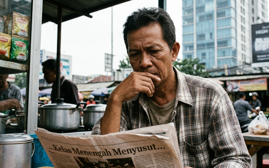 Jumlah Orang Kaya Melonjak tapi Kelas Menengah Menyusut