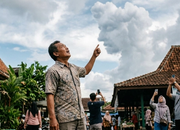 Viral! Detik-Detik Awan Berbentuk Wajah Misterius Bikin Warga Jogja Heboh