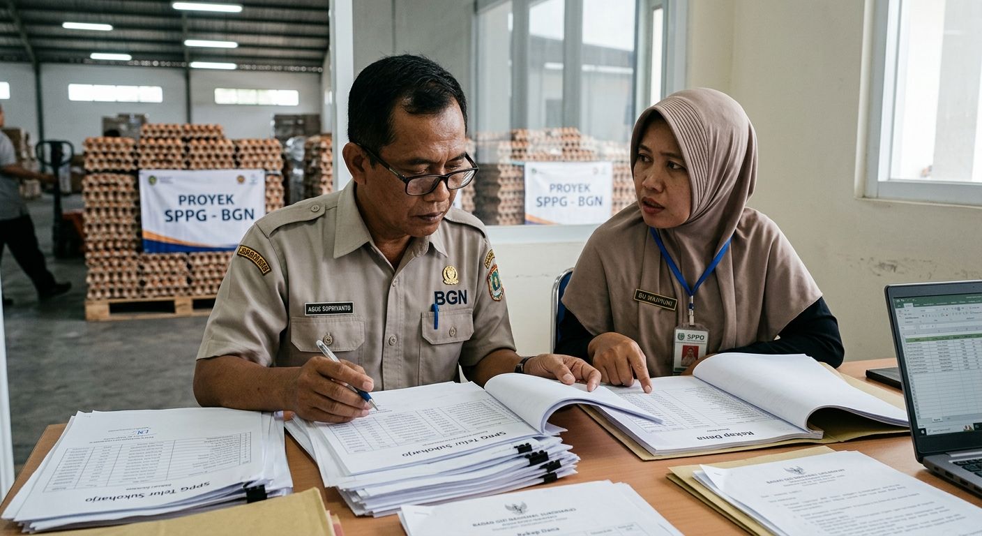 Dugaan Markup Harga Telur SPPG Sukoharjo Disorot BGN