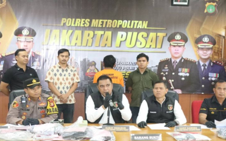 Polres Jakbar Tangkap Pencuri Brankas Berisi Emas-Dokumen Penting di Kemayoran