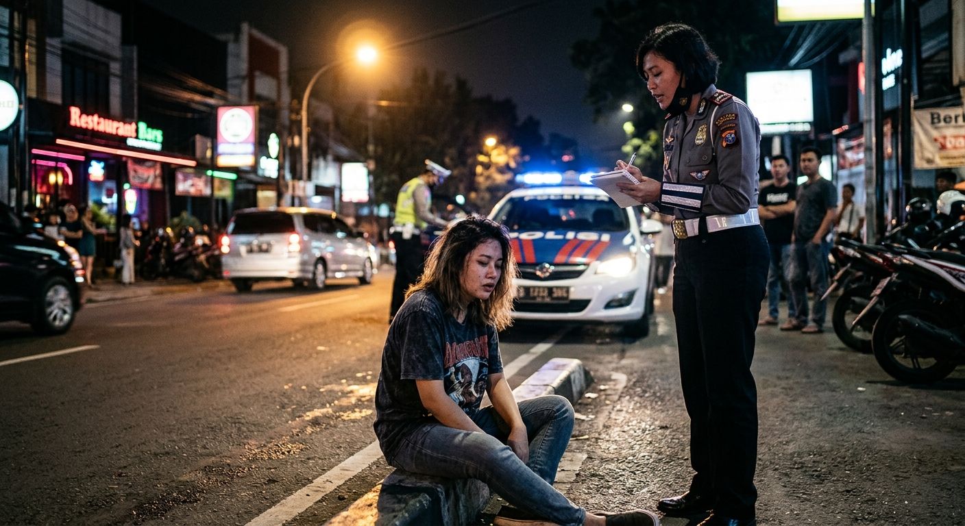 Kronologi Wanita Mabuk Pengem yang Viral Hari Ini