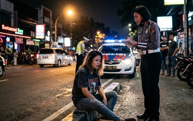 Kronologi Wanita Mabuk Pengem yang Viral Hari Ini