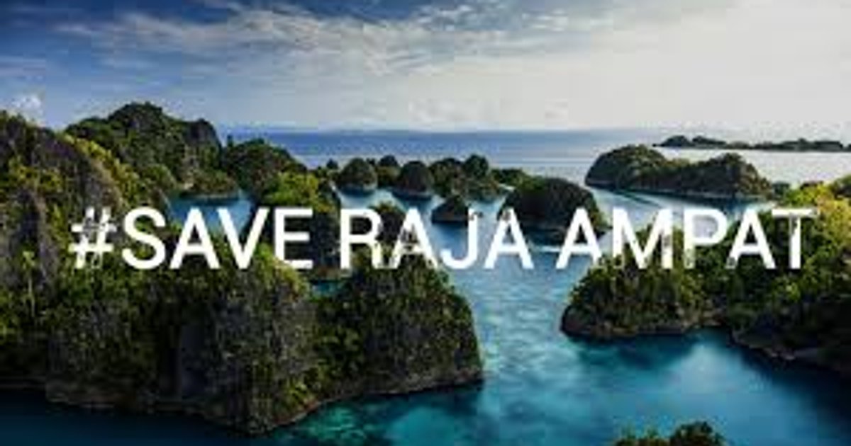 Ilustrasi artikel: raja ampat akan jadi tambang nikel