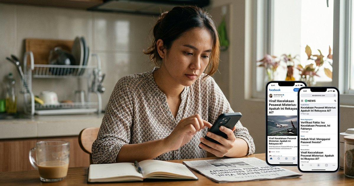 Ilustrasi artikel: Fakta Balik Heboh di Medsos: Realitas atau Sekadar Sensasi?