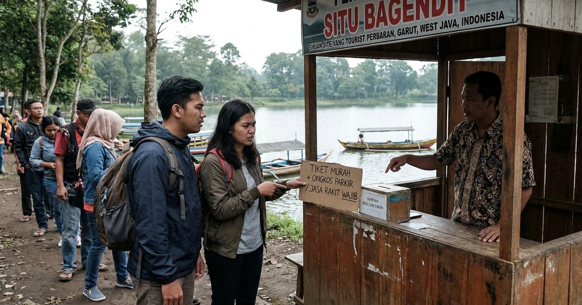 Ilustrasi artikel: Wisata Situ Bagendit Viral: Tiket Murah tapi Banyak Pungli