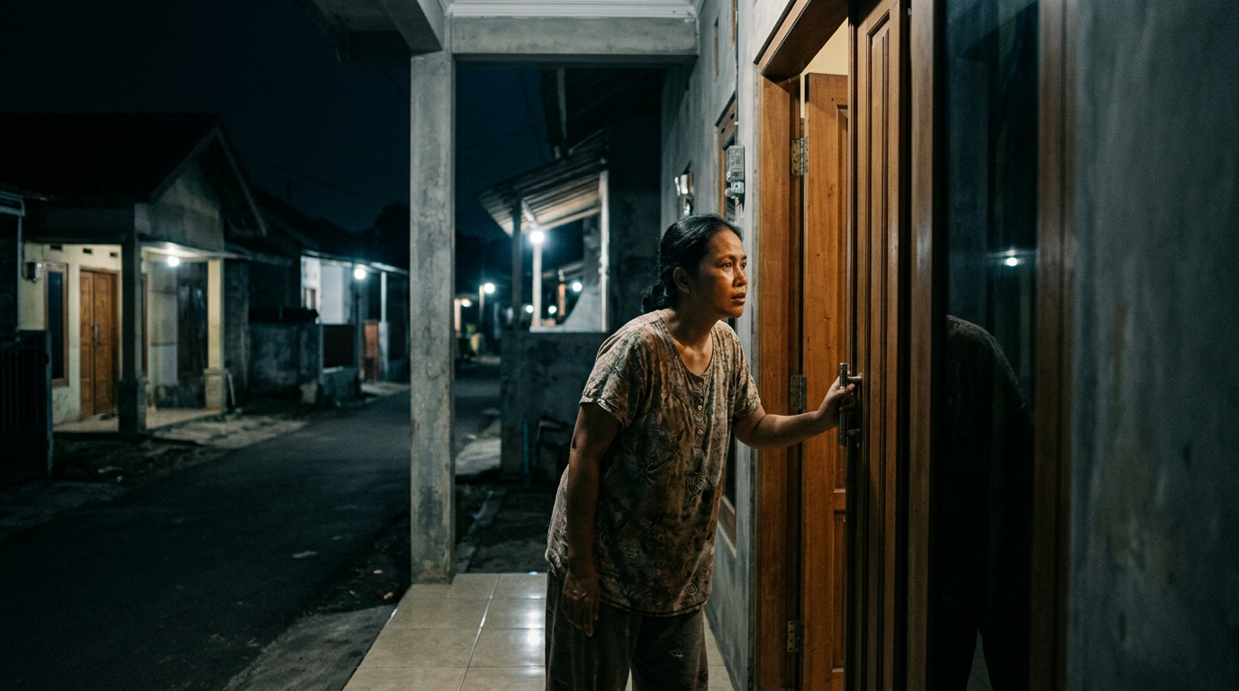 Viral Misteri Ketukan Pintu oleh Sosok Tanpa Kepala