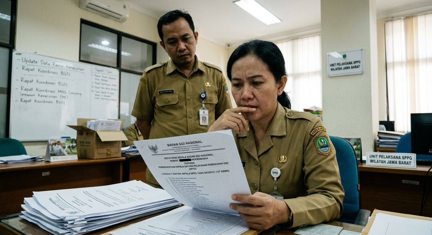 Daftar Lengkap 137 Kepala SPPG yang Dicopot BGN