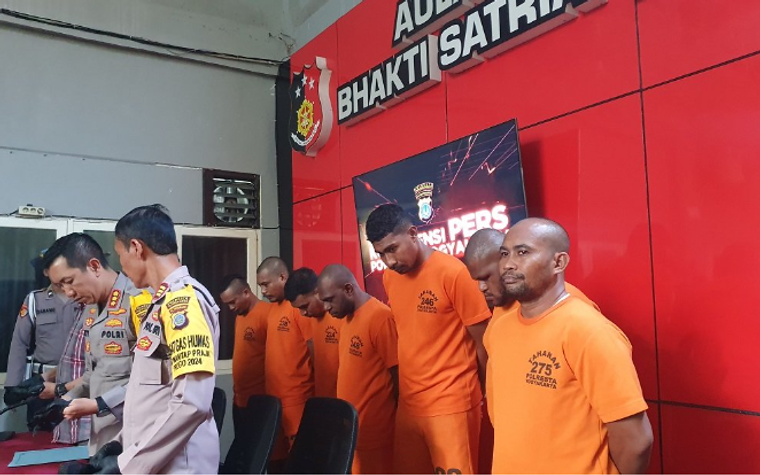 Tampang 7 Pelaku Penusukan 2 Santri di Yogya yang Picu Demo Besar-besaran