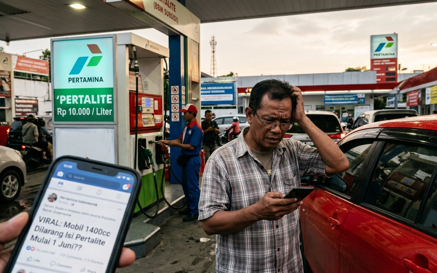 Viral Mobil 1400 Dilarang Isi Pertalite: Fakta atau Hoaks?