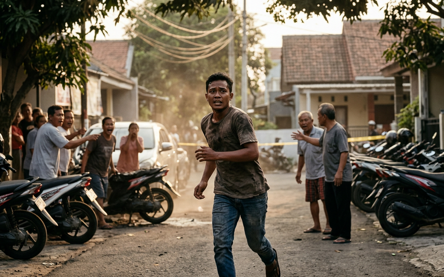 Viral motorcycle thief depok fires: Kronologi Lengkap