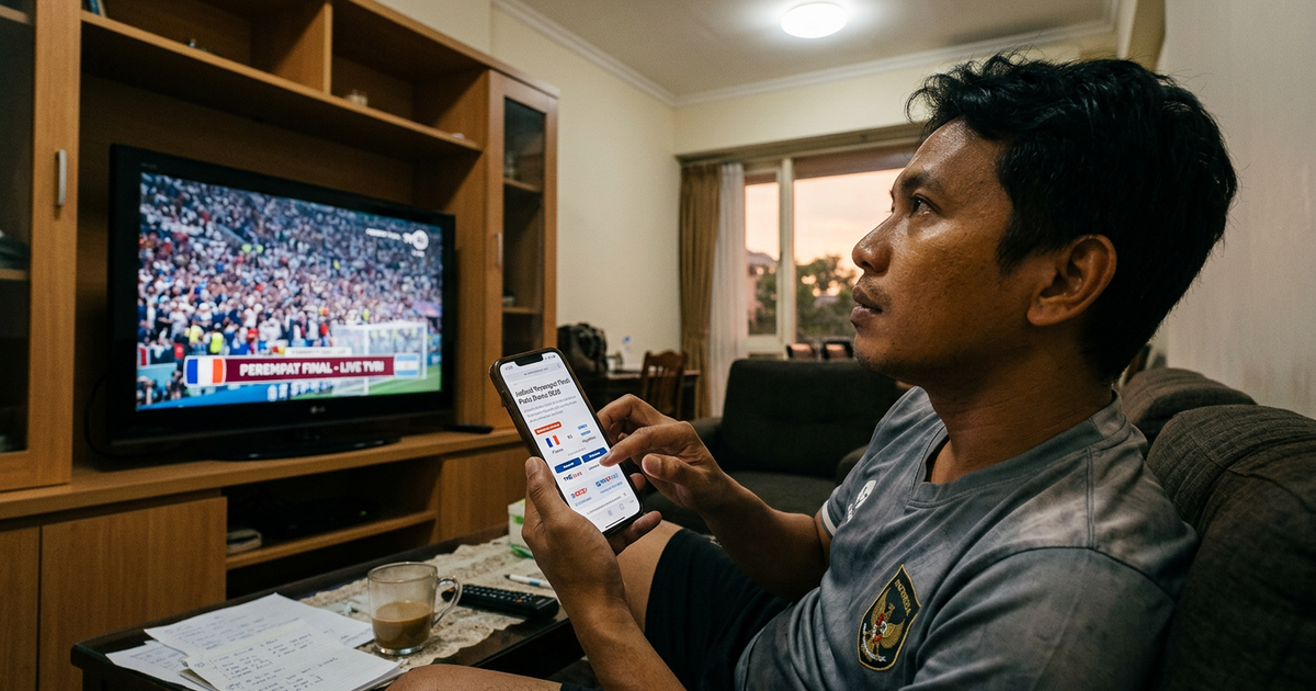 Ilustrasi artikel: Jadwal Perempat Final Piala Dunia 2026 Hari Ini: Siaran Langsung & Bagan Pertandingan