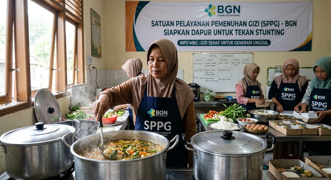 BGN Siapkan 700 Dapur SPPG untuk Tekan Stunting