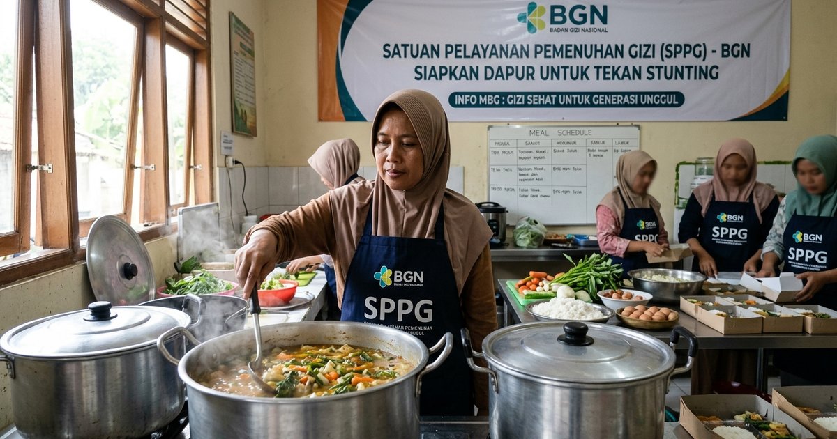 Ilustrasi artikel: BGN Siapkan 700 Dapur SPPG untuk Tekan Stunting