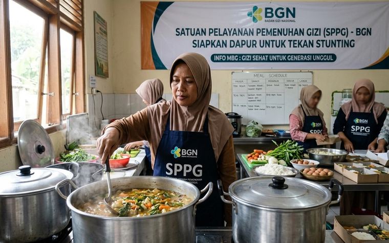 BGN Siapkan 700 Dapur SPPG untuk Tekan Stunting