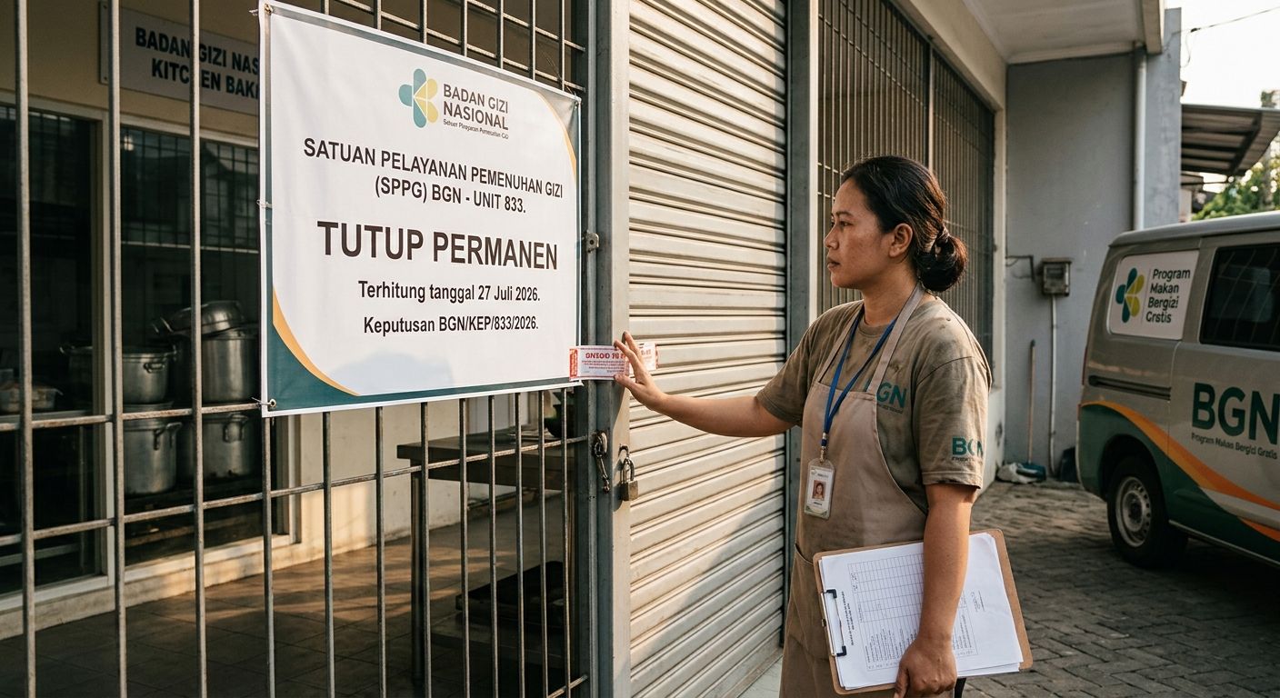 BGN Tutup Permanen 833 Dapur MBG yang Melanggar SOP
