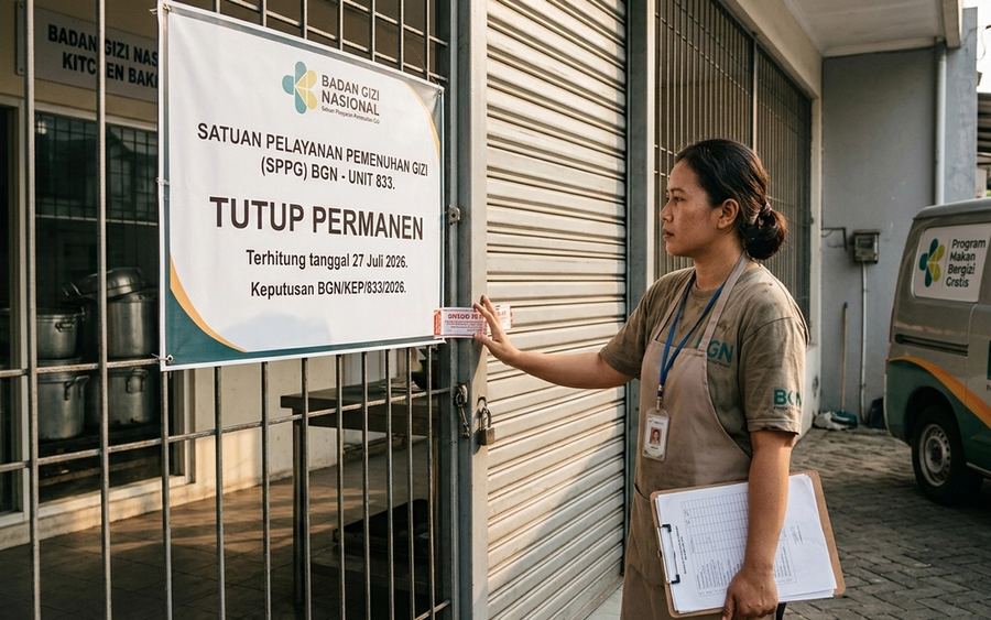BGN Tutup Permanen 833 Dapur MBG yang Melanggar SOP