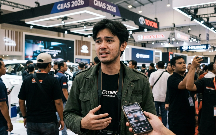 Sosok Emanuel Bryan Kreator Yang Viral di GIIAS 2026