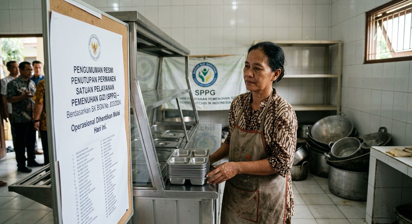 Daftar Lengkap 833 Dapur SP yang Ditutup BGN