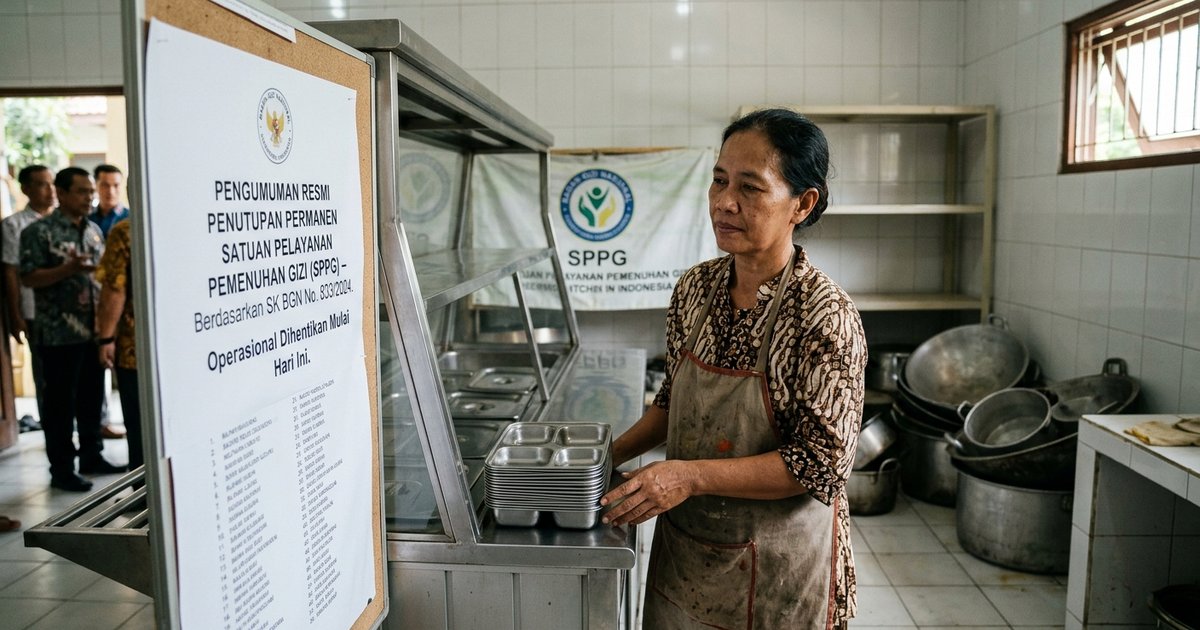 Ilustrasi artikel: Daftar Lengkap 833 Dapur SP yang Ditutup BGN