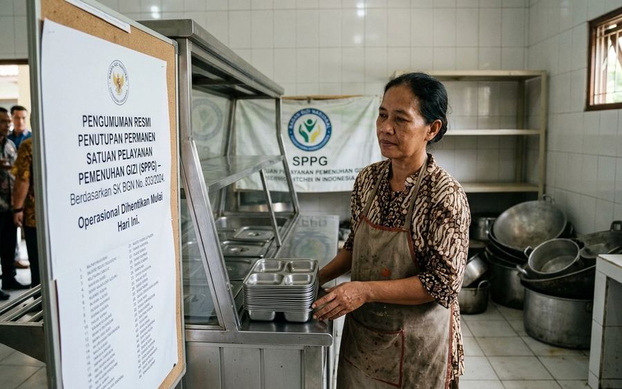 Daftar Lengkap 833 Dapur SP yang Ditutup BGN