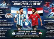 Big Match 16 Besar! Argentina Ditantang Mesir, Duel Messi Muda vs Salah Jadi Sorotan