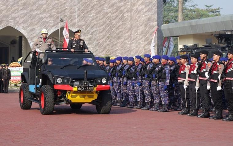 Polda Banten Bersyukur Raih Tanda Kehormatan dari Prabowo di Hari Bhayangkara ke-80