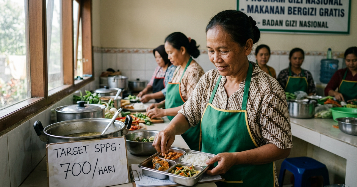 Ilustrasi artikel: Update Target 700 SPPG dan Program Gizi Nasional