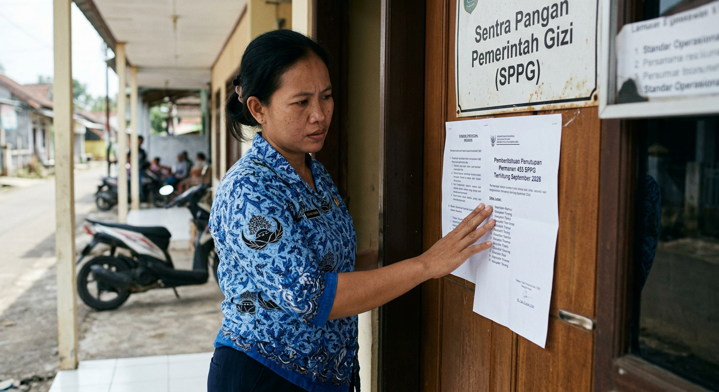 Daftar 455 SPPG Ditutup Permanen September 2026: Cek Lokasinya