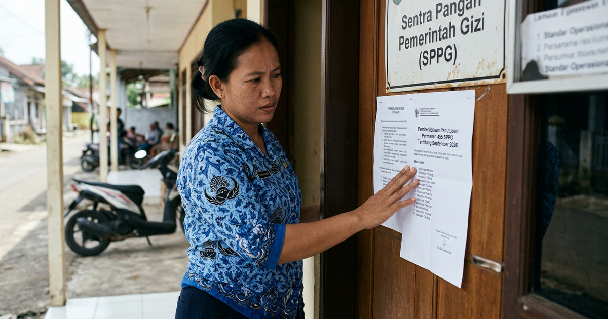 Ilustrasi artikel: Daftar 455 SPPG Ditutup Permanen September 2026: Cek Lokasinya