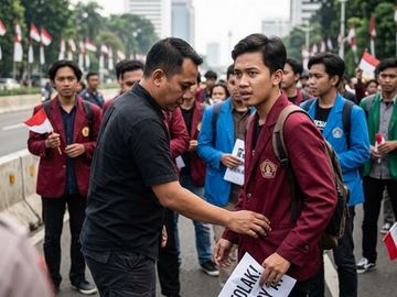 Viral Polisi Tak Berseragam Geledah Massa Demo, Ada Apa?