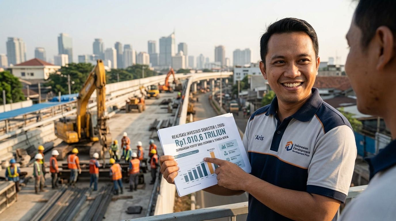 Investasi Semester 2026 Temb Rp1.010,6 Triliun, Ekonomi RI Kuat