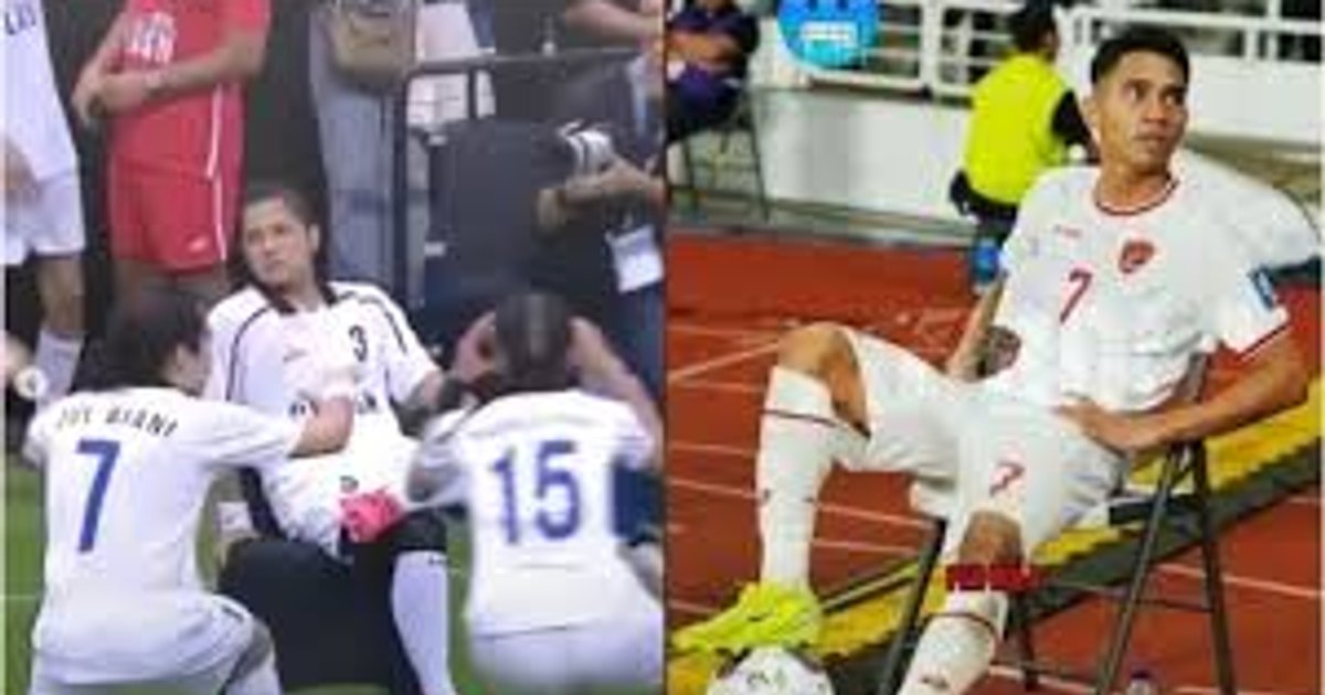 Ilustrasi artikel: jirayut ikut selebrasi marselino gaya cetak gol duduk ala marcelino