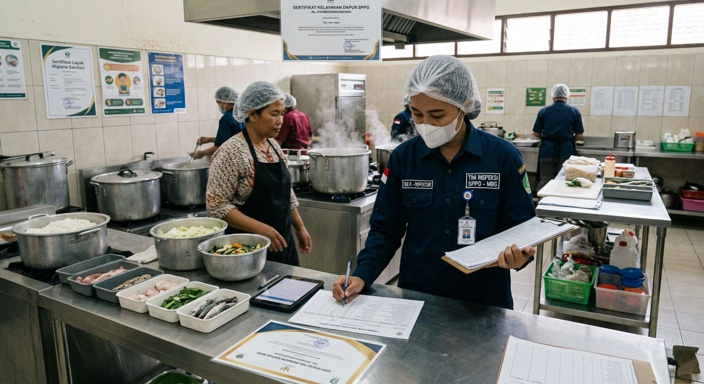Aturan Grading Dapur SPPG Resmi Berlaku: Standar Baru