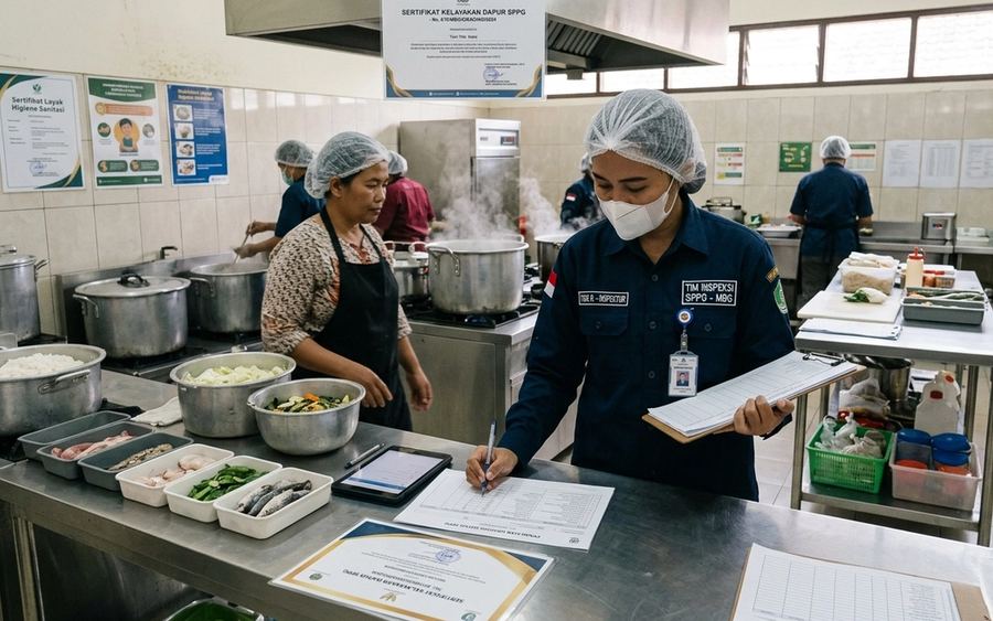 Aturan Grading Dapur SPPG Resmi Berlaku: Standar Baru