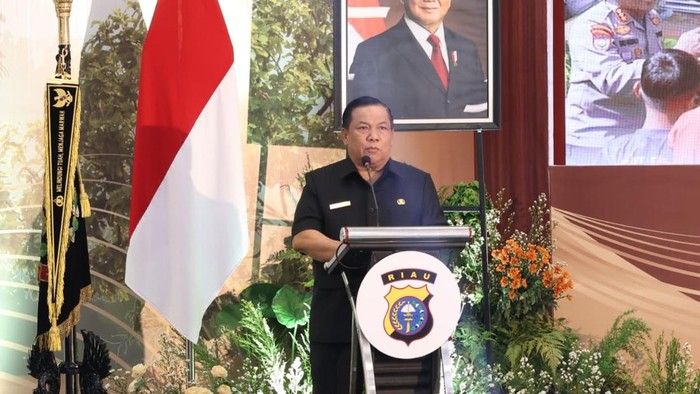 Gubernur Riau Bangga Polda Riau Raih Penghargaan Nugraha Sakanti