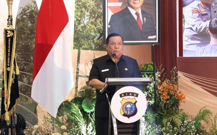 Gubernur Riau Bangga Polda Riau Raih Penghargaan Nugraha Sakanti