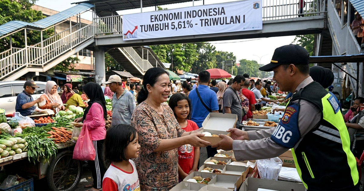 Ilustrasi artikel: pertumbuhan ekonomi indonesia 2026 Tumbuh 5,61%