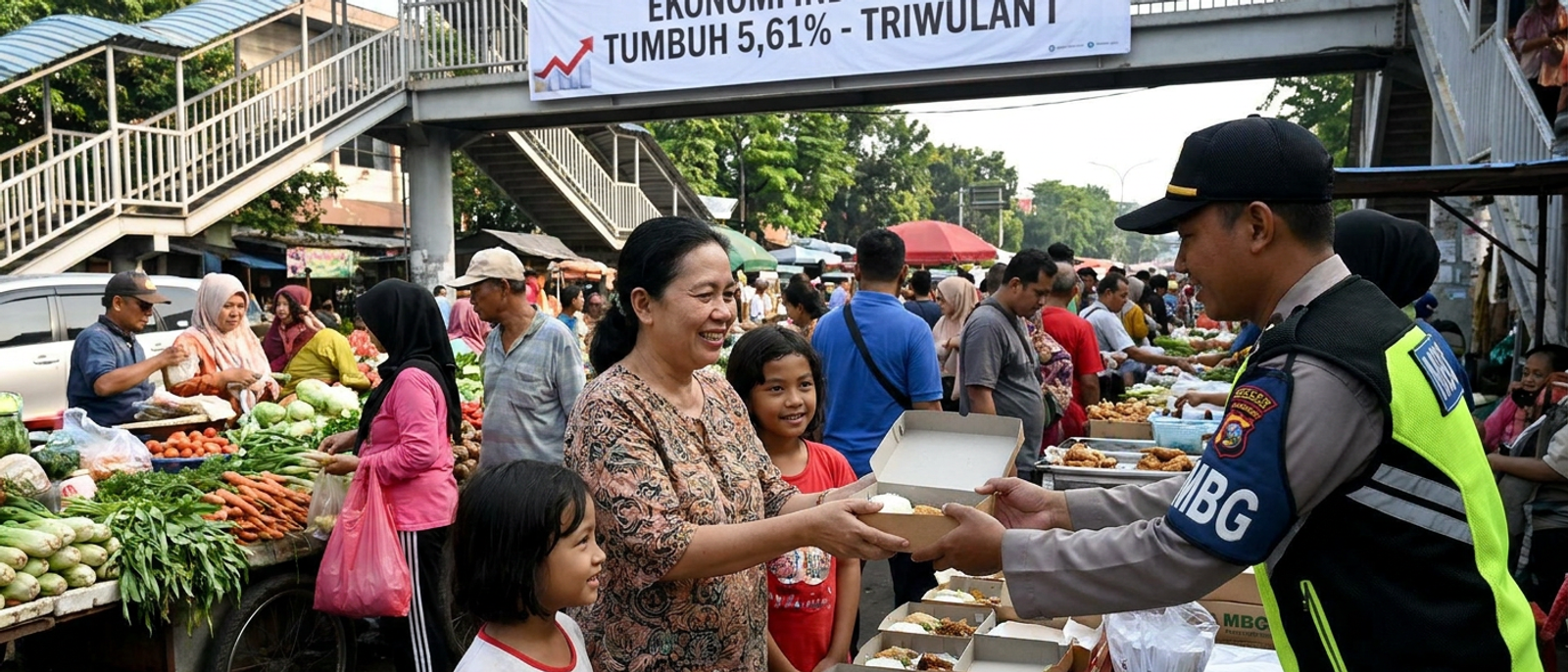 pertumbuhan ekonomi indonesia 2026 Tumbuh 5,61%