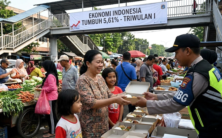 pertumbuhan ekonomi indonesia 2026 Tumbuh 5,61%