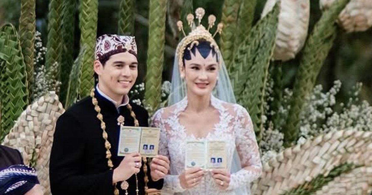 Ilustrasi artikel: luna maya dan maxime bouttier sah menikah