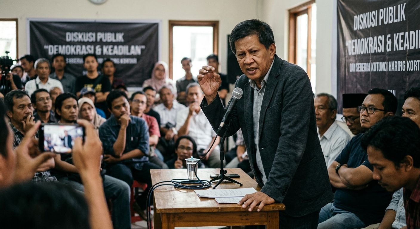 Rocky Gerung Kritik Keras Aksi Blus dan Berita Viral