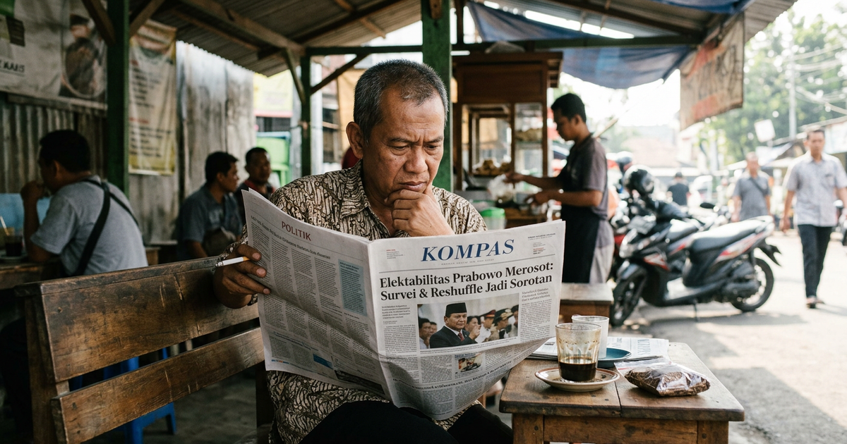 Ilustrasi artikel: Penyebab Elektabilitas Presiden Prabowo Merosot