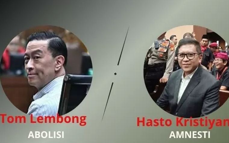 tom lembong dan hasto kristiyanto bebas dari penjara