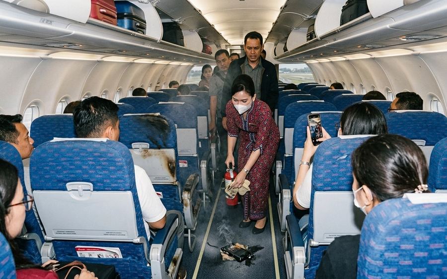 Viral Power Bank Terbakar Pesawat Batik Air, Ini Faktanya