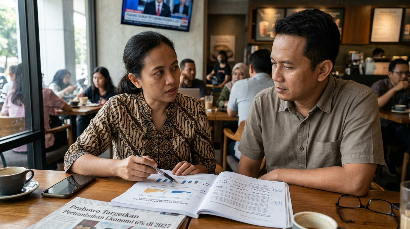 Target Pertumbuhan Ekonomi Persen Prabowo di 2027