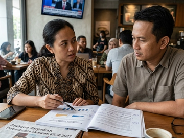 Target Pertumbuhan Ekonomi Persen Prabowo di 2027