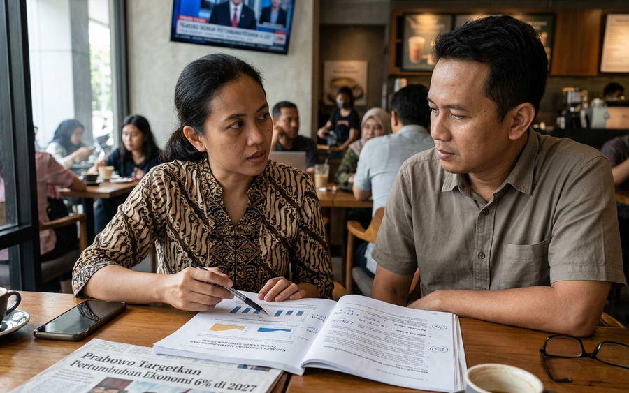 Target Pertumbuhan Ekonomi Persen Prabowo di 2027
