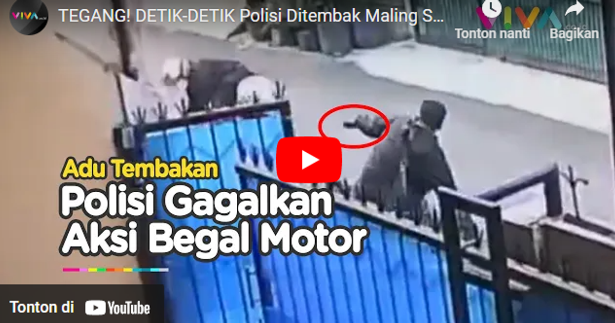 Ilustrasi artikel: Maling motor tembak polisi pas beraksi, eh malah ditembak balik, satu-satu pada jatuh kayak kartu do…
