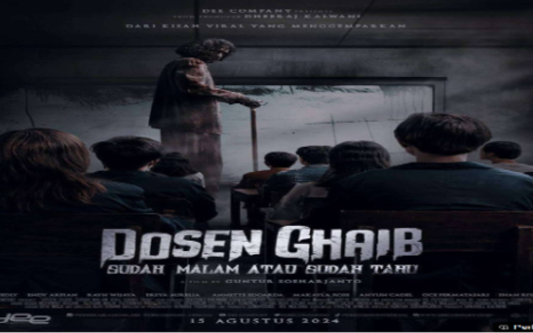 "Dosen Ghaib: Sudah Malam atau Sudah Tahu" Mulai Tayang 15 Agustus 2024 Di Seluruh Bioskop