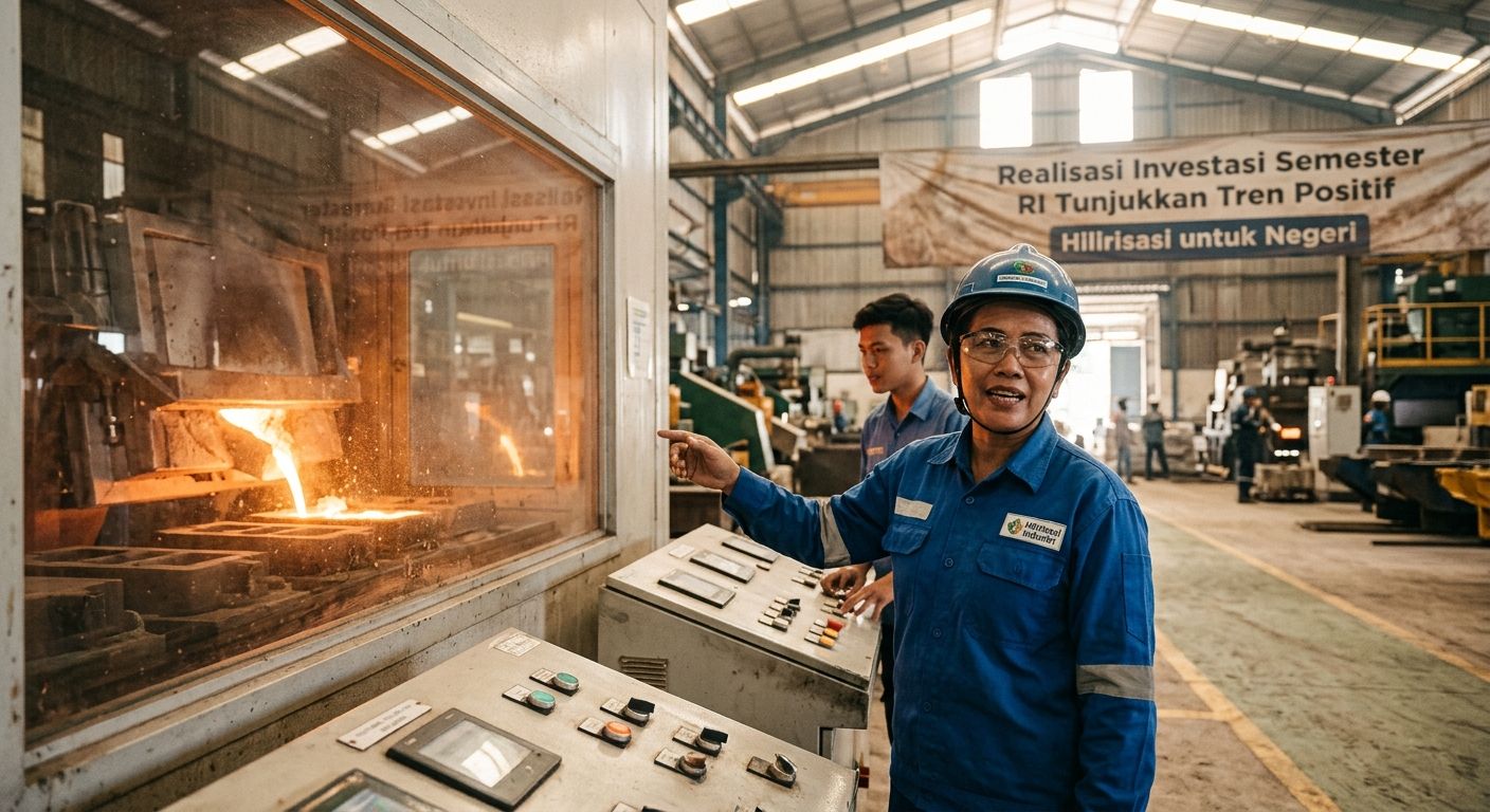 Realisasi Investasi Semester RI Tunjukkan Tren Positif